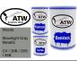 Preview: Mazda, Moonlight Gray Metallic, CX / 26B / 28G / 26B: 500ml Lackdose + 500ml Klarlack + 250ml Härter - Set, von ATW Autoteile West.